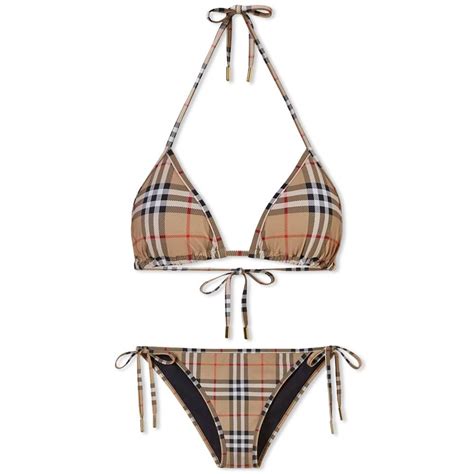 women's burberry bikini|Burberry bikini model.